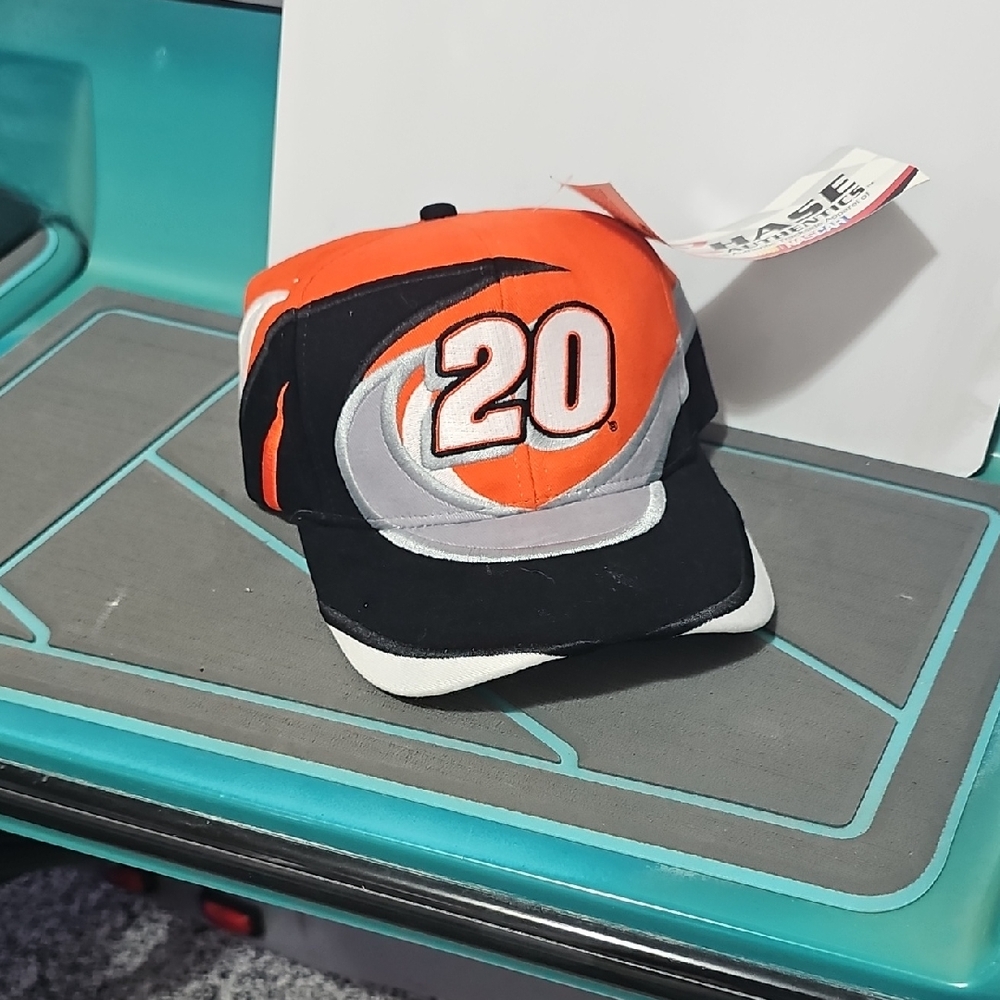 Orange and Black Racing Cap with Number 20